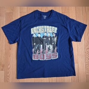 Backstreet Boys Graphic T-Shirt, XL, Blue